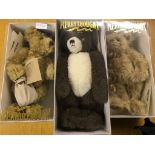 Three boxed Merrythought Limited Edition bears: 'Barnados Centenary Bear',