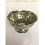 A Continental HM silver repousse bowl