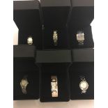 A group of six DKNY watches to inc ladies examples