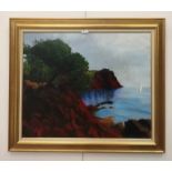 Comte Michel of Saint-Alban (French, 1913-2015): Esterel, South of France, oil on canvas,