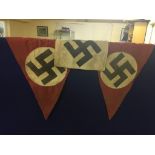 Two German pennants;