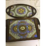 Two butterfly trays