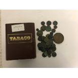 A quantity of Roman coins;