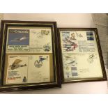 Two First Day covers: Fokker aircraft - Netherlands stamps and Golden Jubilee RAF 1918-1968,