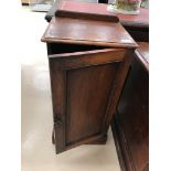 A 19th century mahogany pot cupboard