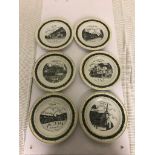 A set of six Limited Edition plates depicting scenes of Chigwell