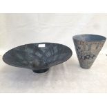 Phyllis Dupurr: a studio pottery fruit bowl;