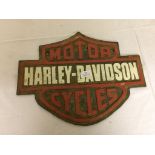 A Harley Davidson sign