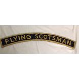 A 'Flying Scotsman' railway sign