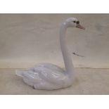 A Lladro figure of a swan