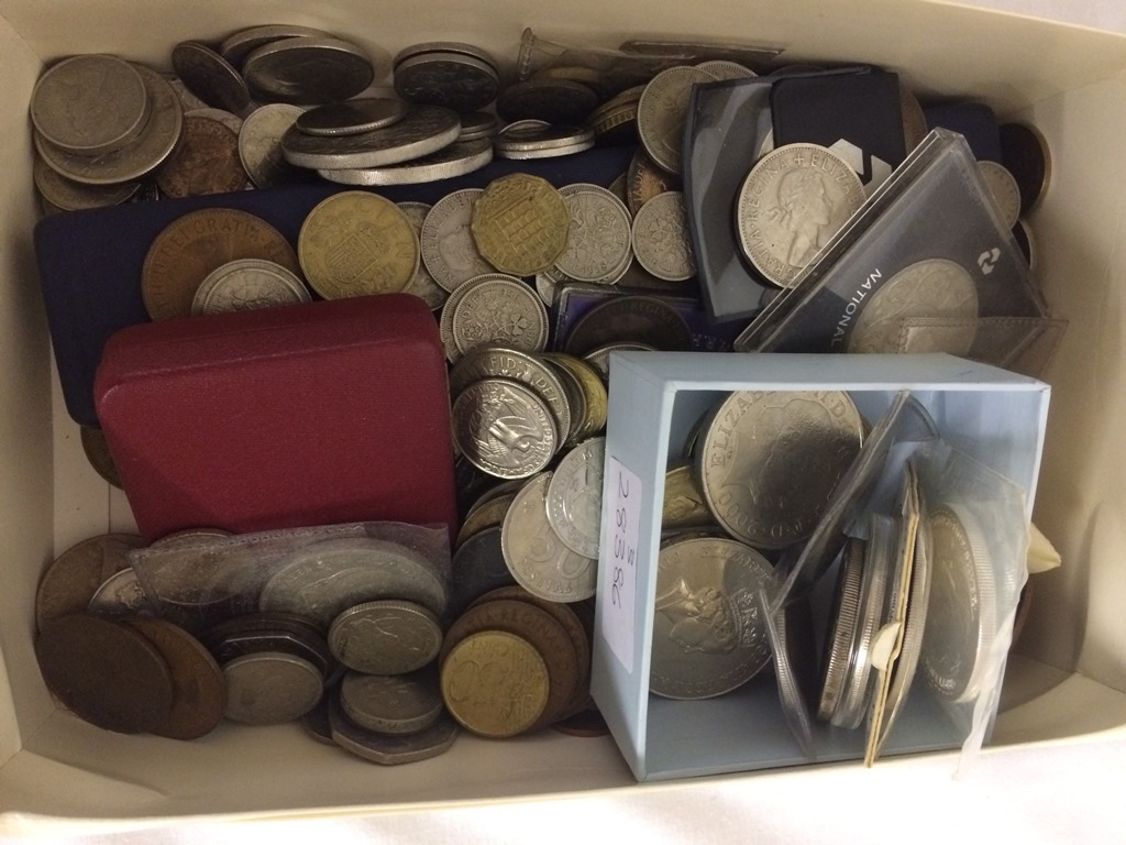 A bag of coins