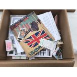 A quantity of tea and cigarette cards and others