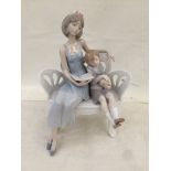 A Lladro figure "Once upon a Time" No 5721 CONDITION REPORT: In very good condition