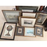 A large quantity of pictures to inc 19th century engravings,