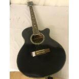 A six-string acoustic guitar, Model No 4016,