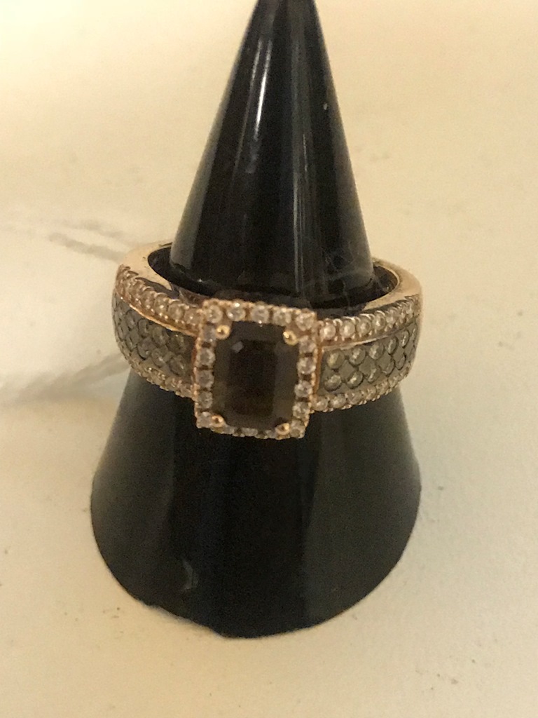 A Levian 14k diamond set ring