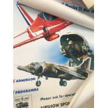 A quantity of airshow posters