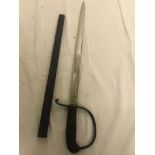 Turkish/Ottoman NCO`S Short sword and sheath, blade by E & F Horster Solingen,
