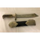 WWII German RAD Hewer and sheath,