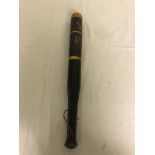A Victorian painted truncheon with Royal Cipher.