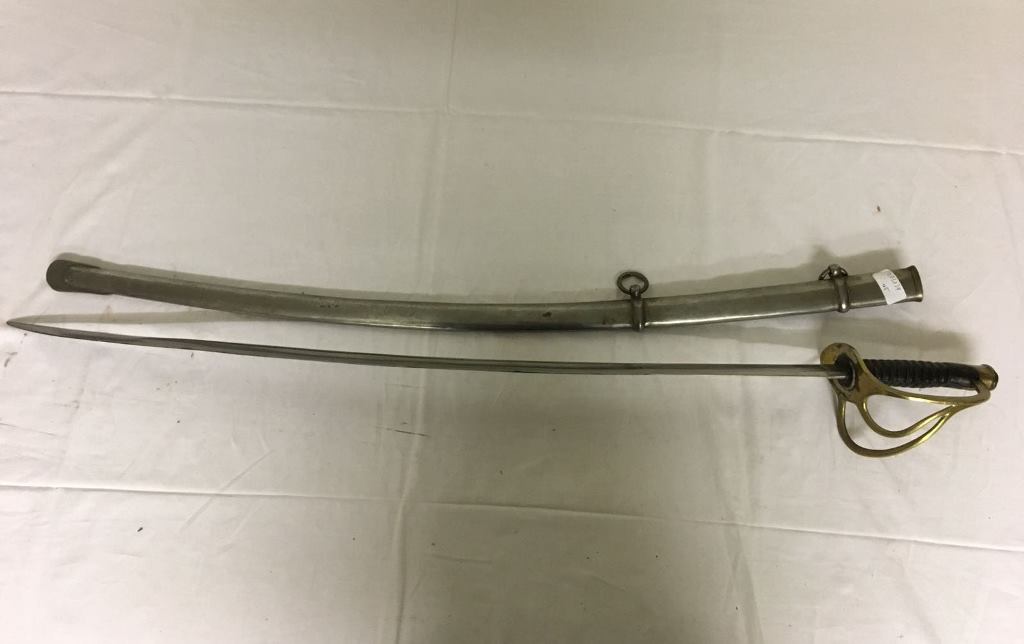 American Civil War Saber, 1864 pattern .Ricasso marked Chicopee Mass,and to verso US MM 1864.