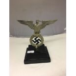 WWII German 1st pattern political leaders Banner Top, depicting an Eagle and Swastika.