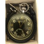 Military issue GSTP Helvetia pocket watch A/F