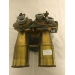 WWII Era Vickers-Armstrong Ltd London Brass binoculars/Range finders.