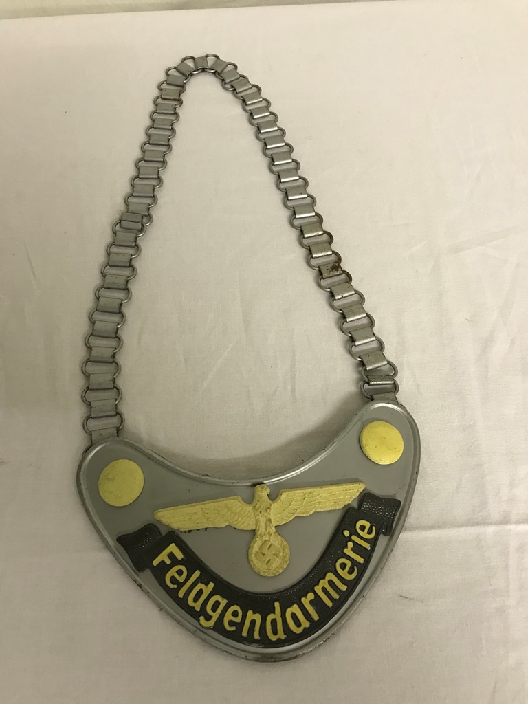 WWII Feldgendarmerie (Field Police) Gorget,