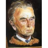 An oil on board of Mountbatten