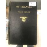 A 1st edition English version of My Struggle (Mein Kampf) by Adolf Hitler.