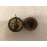 Two boss badges, early 20th century, L.I and R.