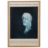 An original exhibition poster, 'Modern Masters from the Tate Gallery Collection',