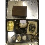 A quantity of watches, cards,