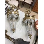 Two chandeliers