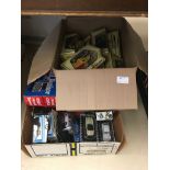 Two boxes of boxed diecast vehicles