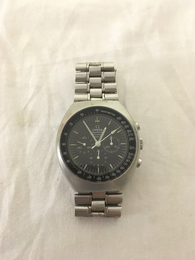 An Omega Tonneau cased professional Speedmaster