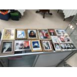 From the Autograph collection of the late Stanley Rosenthall 15 framed signed photographs &