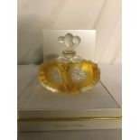 A Lalique 2004 Limited Edition "Deux Coeurs " perfume bottle