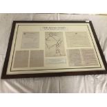 Framed Royal Scots on the Western Front 1917 with framed paperwork