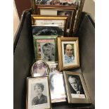 From the Autograph collection of the late Stanley Rosenthall 14 framed signed photographs &