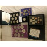 A quantity of coins and proof sets;