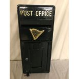 A miniature Irish metal post box