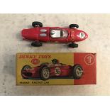 A boxed Dinky Ferrari racing car No 242 (mint)