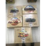 Five boxed Corgi Commercial Coaches inc Whittles,