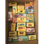 23 boxed Matchbox Series and Matchbox 75 vehicles