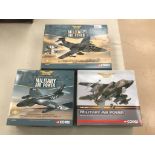 Three boxed Corgi Aviation Archive military air power planes (mint)