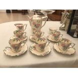 A Crown Ducal 1930s teaset