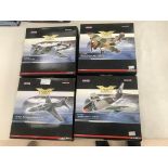 Four boxed Corgi Aviation Archive planes: AA36205, AA37302,