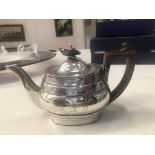 A HM silver teapot